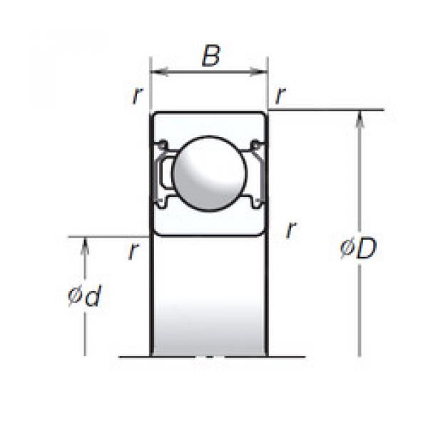 Bantalan 6000T1XZZ NSK #1 image