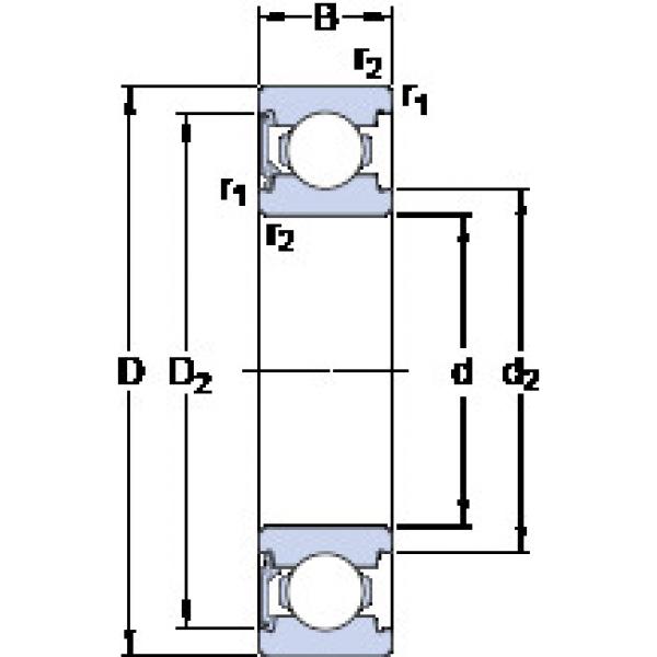 Bantalan 6005-RSL SKF #1 image