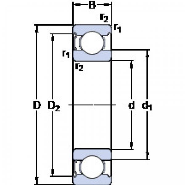 Bantalan 6006-Z SKF #1 image