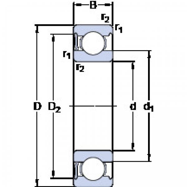 Bantalan 6013-RS1 SKF #1 image