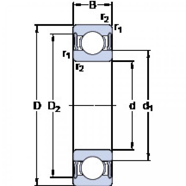 Подшипник 6311-2RS1 SKF #1 image