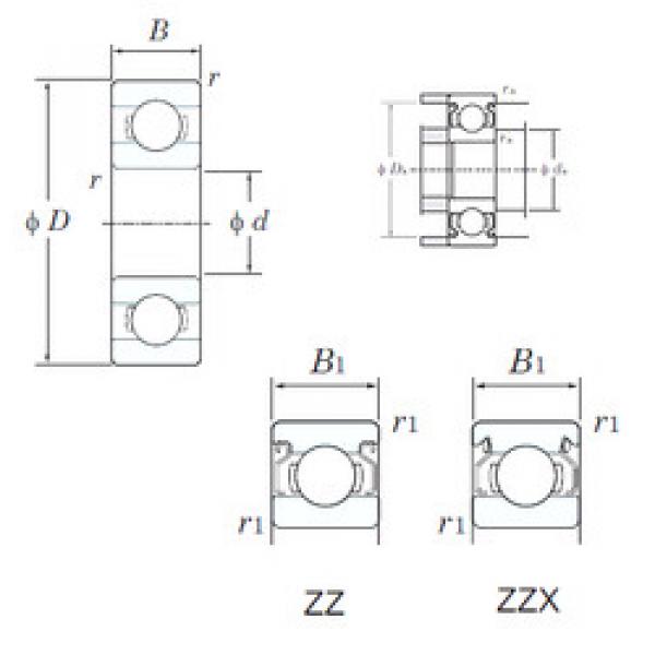 Подшипник WML6012ZZ KOYO #1 image