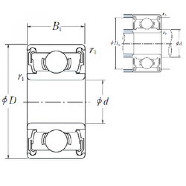 Bantalan 605 DD NSK #1 image