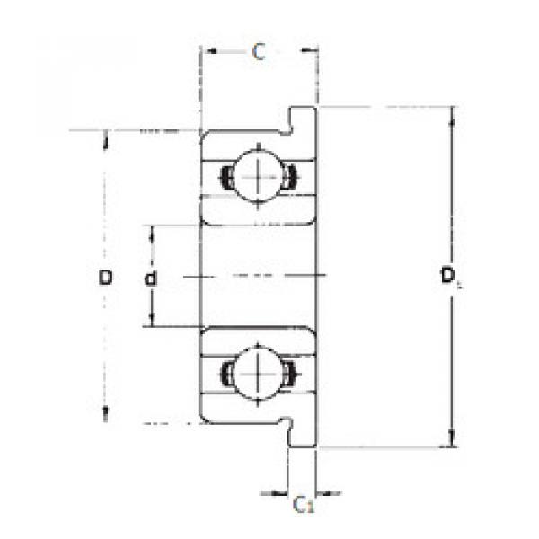 Подшипник MF41X FBJ #1 image