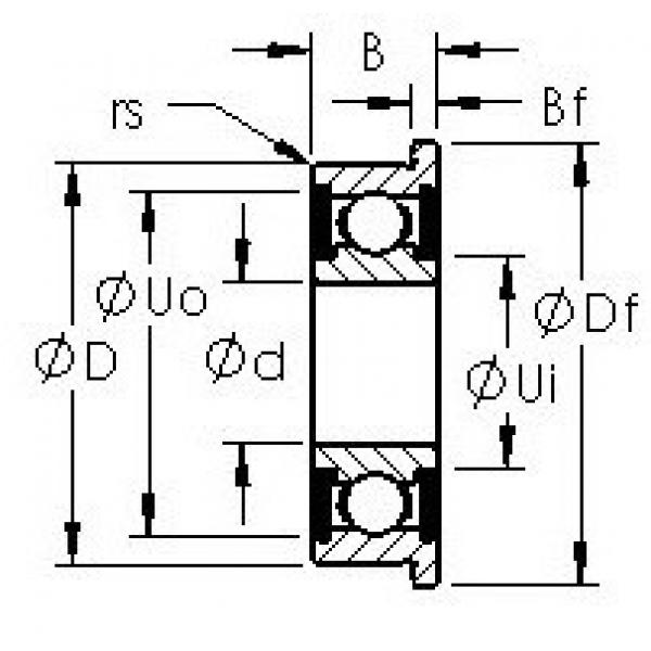 Подшипник FR6-2RS AST #1 image