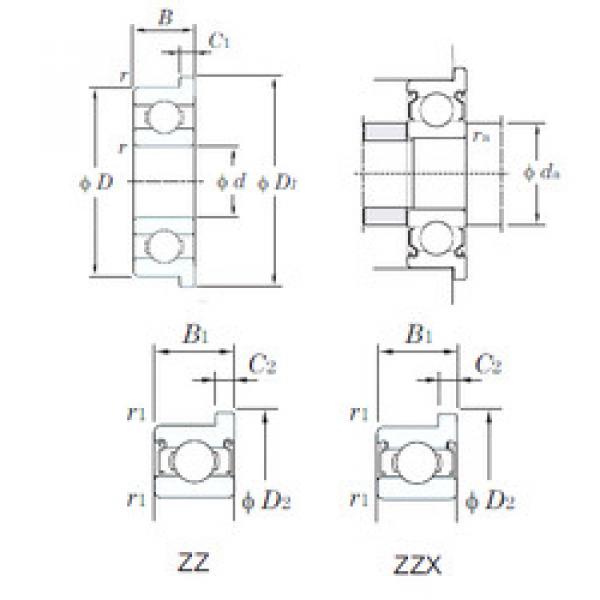 Подшипник WF687ZZ KOYO #1 image