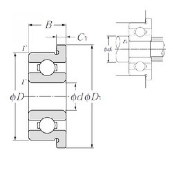 Подшипник FL686 NTN #1 image