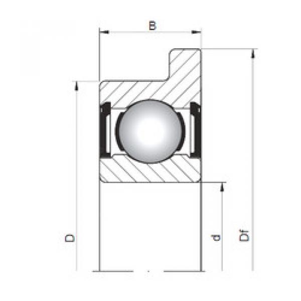 Подшипник FL60/2,5 ZZ CX #1 image