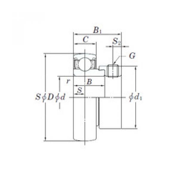 Подшипник SA206 KOYO #1 image