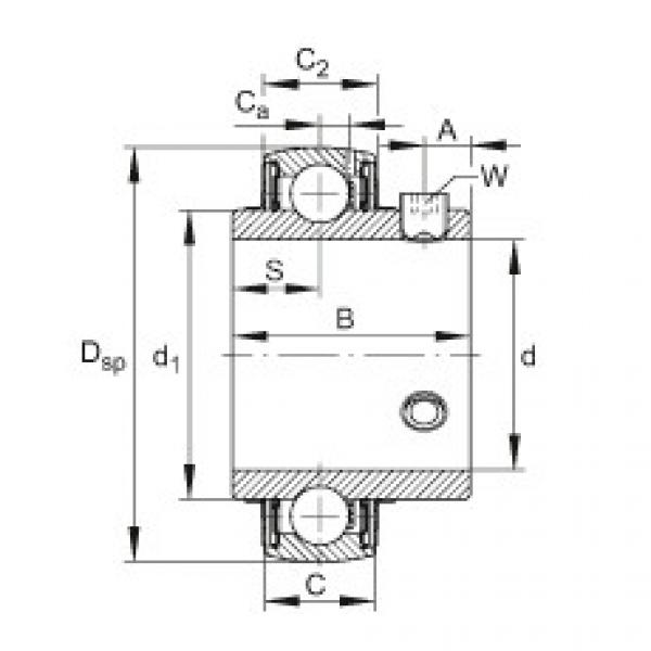 Подшипник UC204-12 FAG #1 image