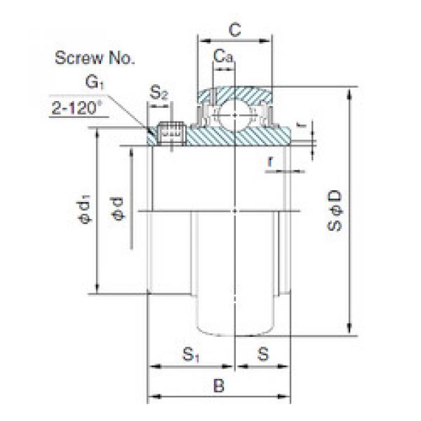 Подшипник UCX13 NACHI #1 image