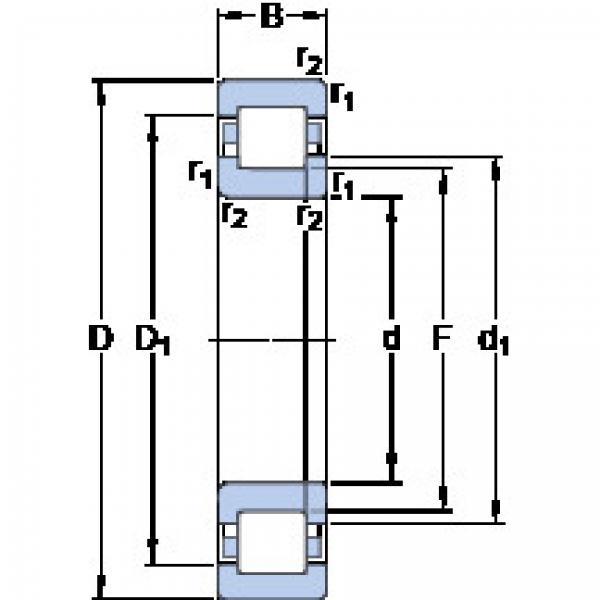 Подшипник NUP 252 MA SKF #1 image