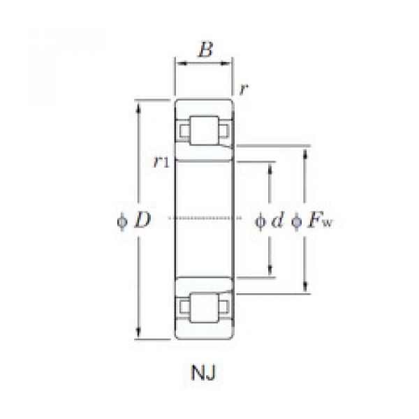 Подшипник NJ2224 KOYO #1 image