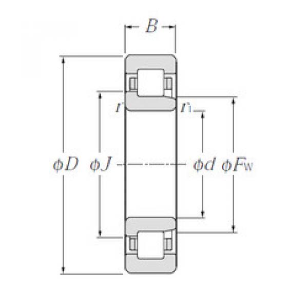 Подшипник NJ217E NTN #1 image