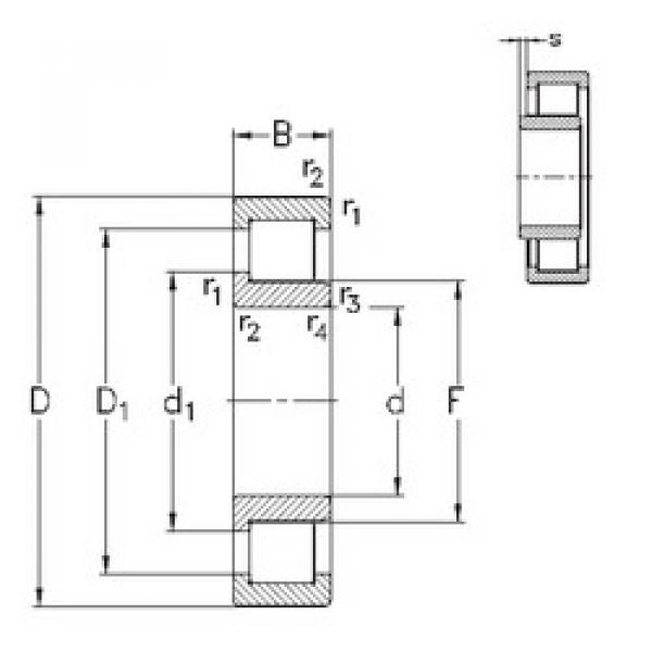 Подшипник NJ232-E-MA6 NKE #1 image