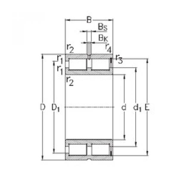 Подшипник NNCF5011-V NKE #1 image