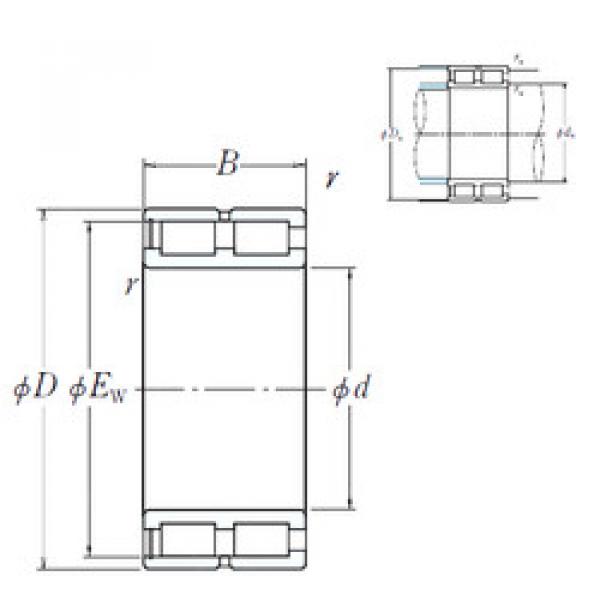 Подшипник NNCF4844V NSK #1 image