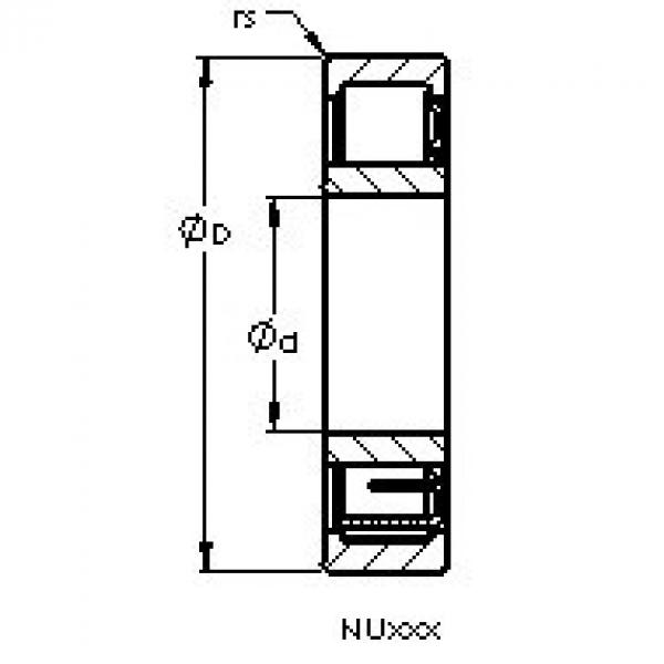 Подшипник NU203 EMA6 AST #1 image