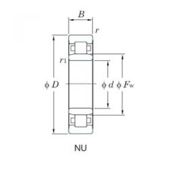 Подшипник NU422 KOYO #1 image