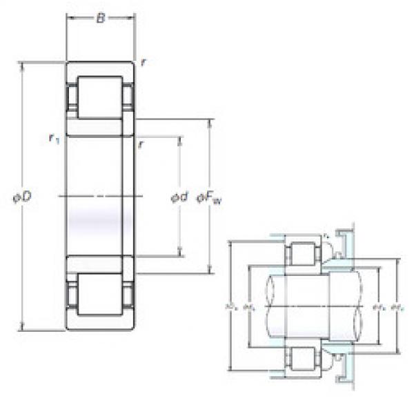 Подшипник NUP2226EM NSK #1 image