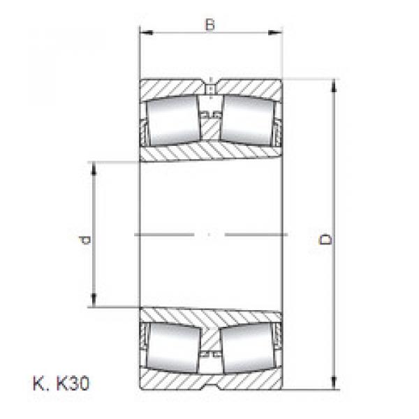 Подшипник 23196 KCW33 CX #1 image