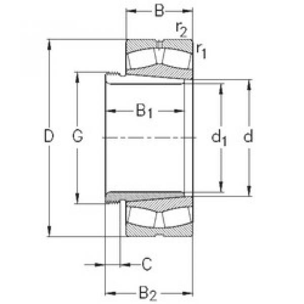 Подшипник 23230-K-MB-W33+AHX3230 NKE #1 image