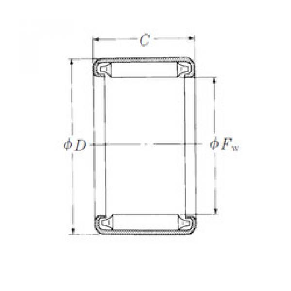 Подшипник B-44 NSK #1 image