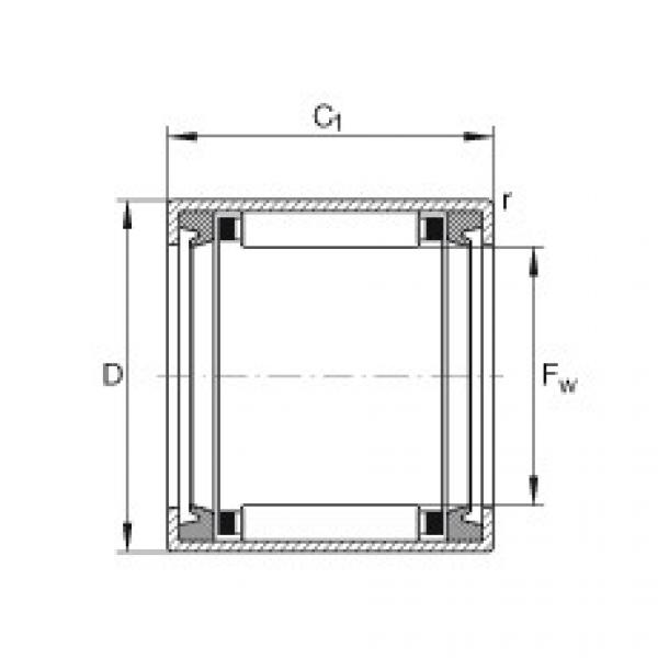 Подшипник HK1216-2RS INA #1 image