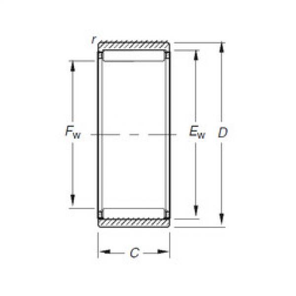 Подшипник RNAO40X55X40 Timken #1 image