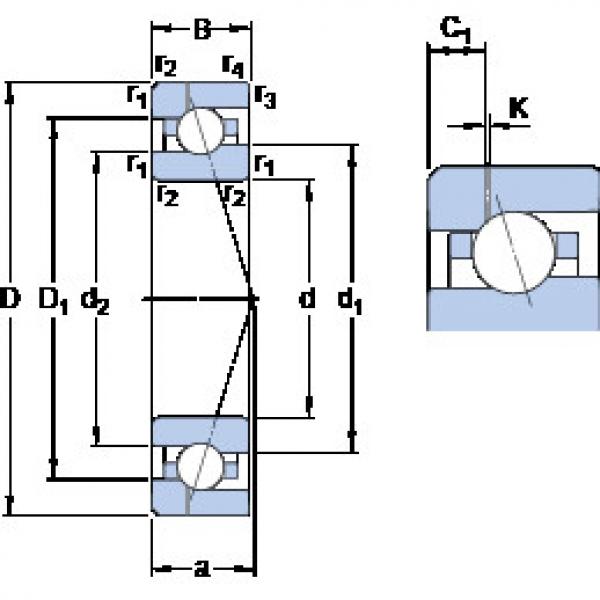 Подшипник 7005 CE/P4AH1 SKF #1 image