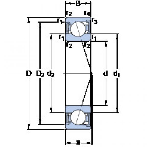 Подшипник S7207 CD/HCP4A SKF #1 image