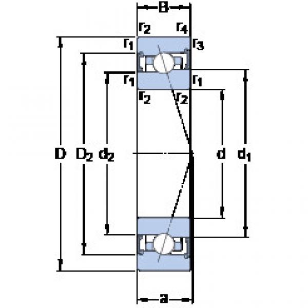 Подшипник S7010 ACB/HCP4A SKF #1 image