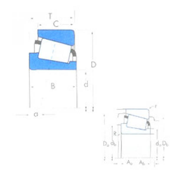 Подшипник X32008XM/Y32008XM Timken #1 image