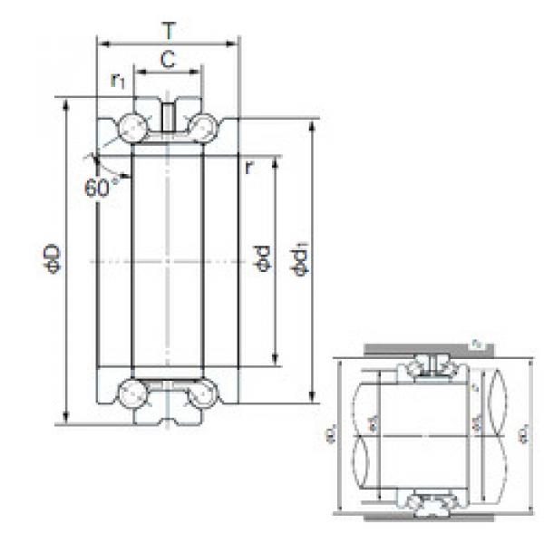 Подшипник 65TAD20 NACHI #1 image