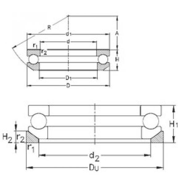 Подшипник 53314+U314 NKE #1 image