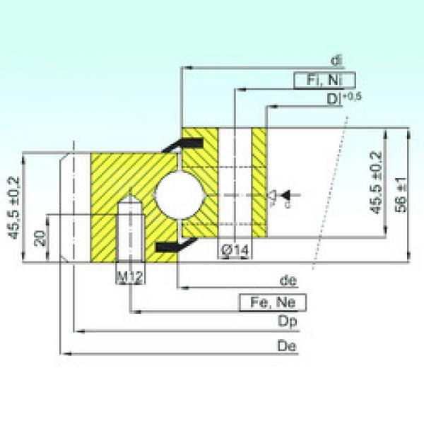 Подшипник EB1.20.1094.200-1STPN ISB #1 image