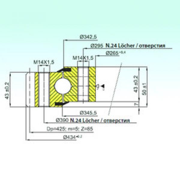 Подшипник EB1.20.0344.200-1STTN ISB #1 image