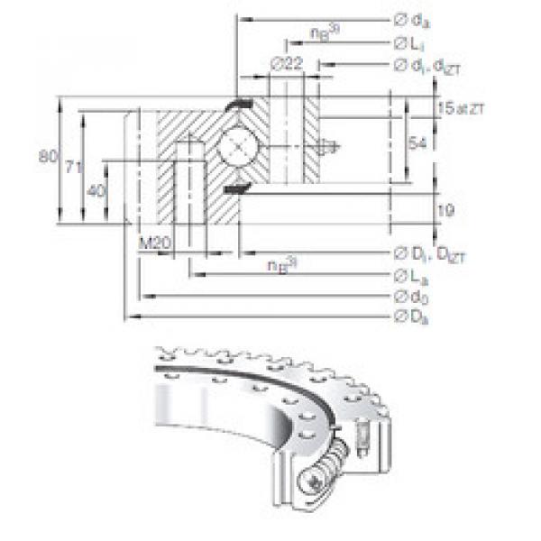 Подшипник VSA 25 0855 N INA #1 image