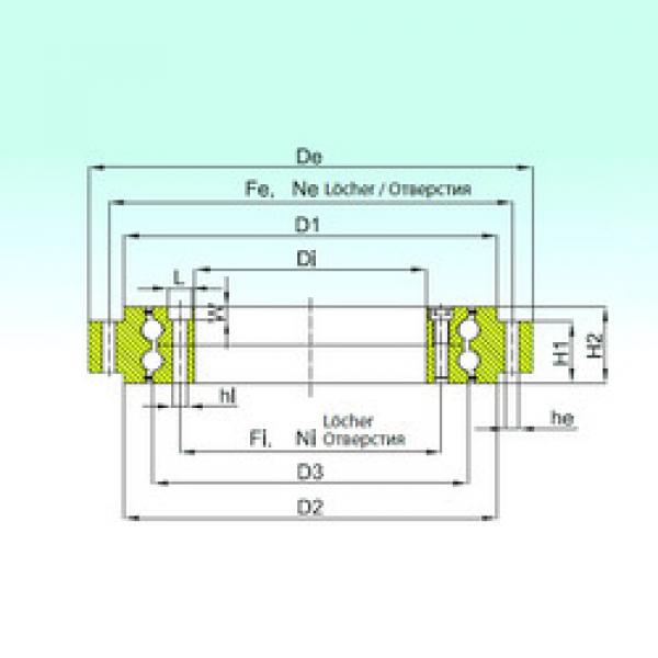 Подшипник ZKLDF325 ISB #1 image