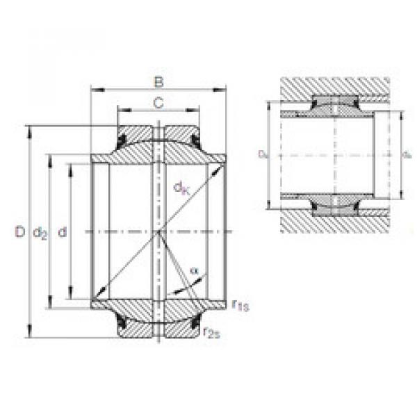 Подшипник GE 50 HO-2RS INA #1 image