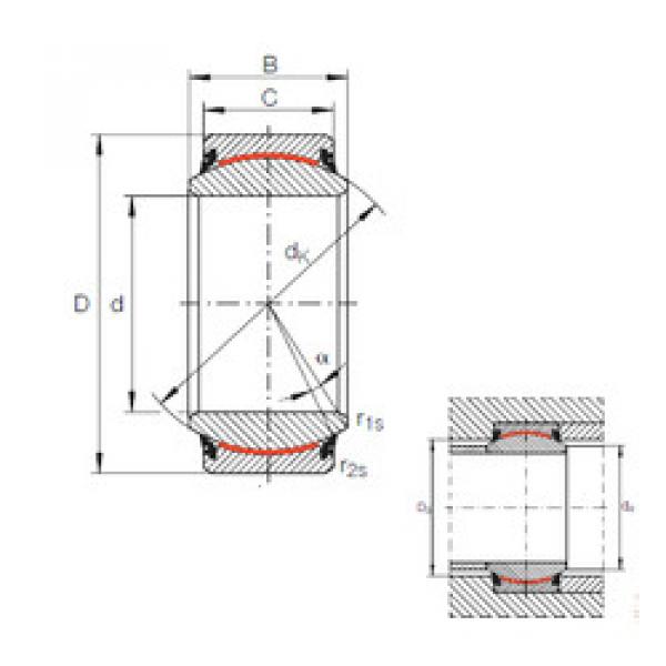 Подшипник GE 140 UK-2RS INA #1 image