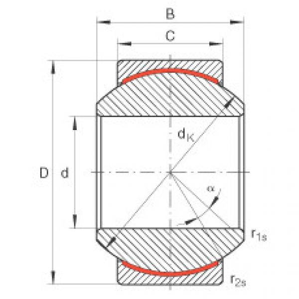 Подшипник GE12-PW INA #1 image