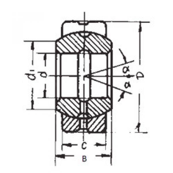 Подшипник GEG110ES FBJ #1 image