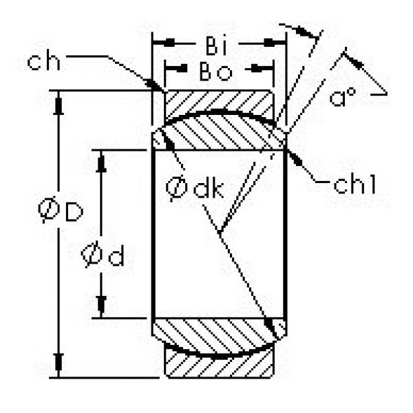 Подшипник GEBJ12C AST #1 image