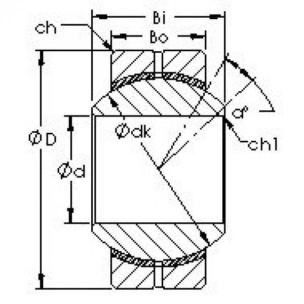 Подшипник GEBK5S AST #1 image