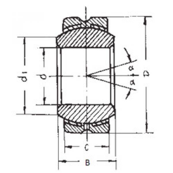 Подшипник GEBK14S FBJ #1 image