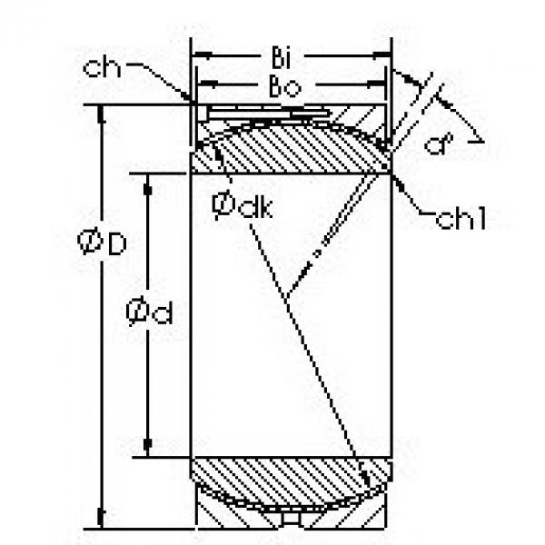 Подшипник GEH260HC AST #1 image