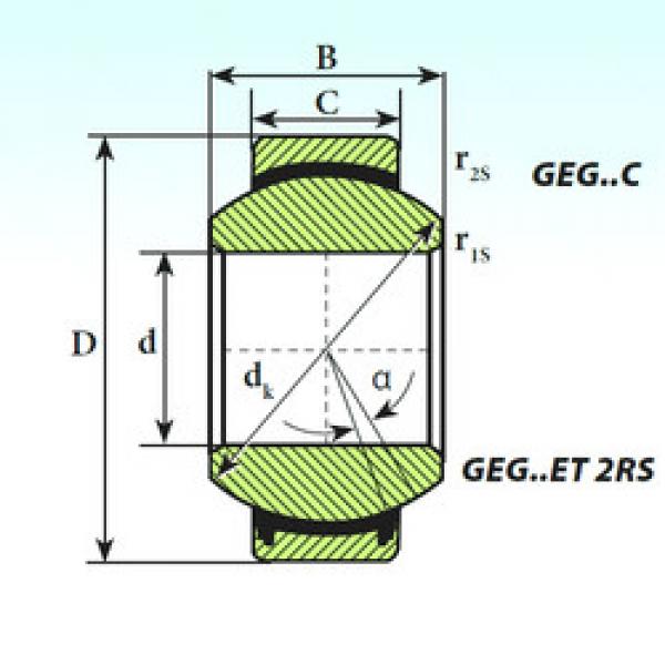 Подшипник GEG 220 ET 2RS ISB #1 image