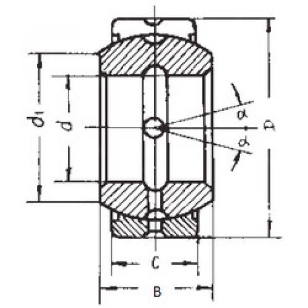 Подшипник GEZ114ES-2RS FBJ #1 image