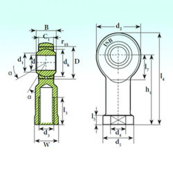 Подшипник TSF 8 C ISB #1 image